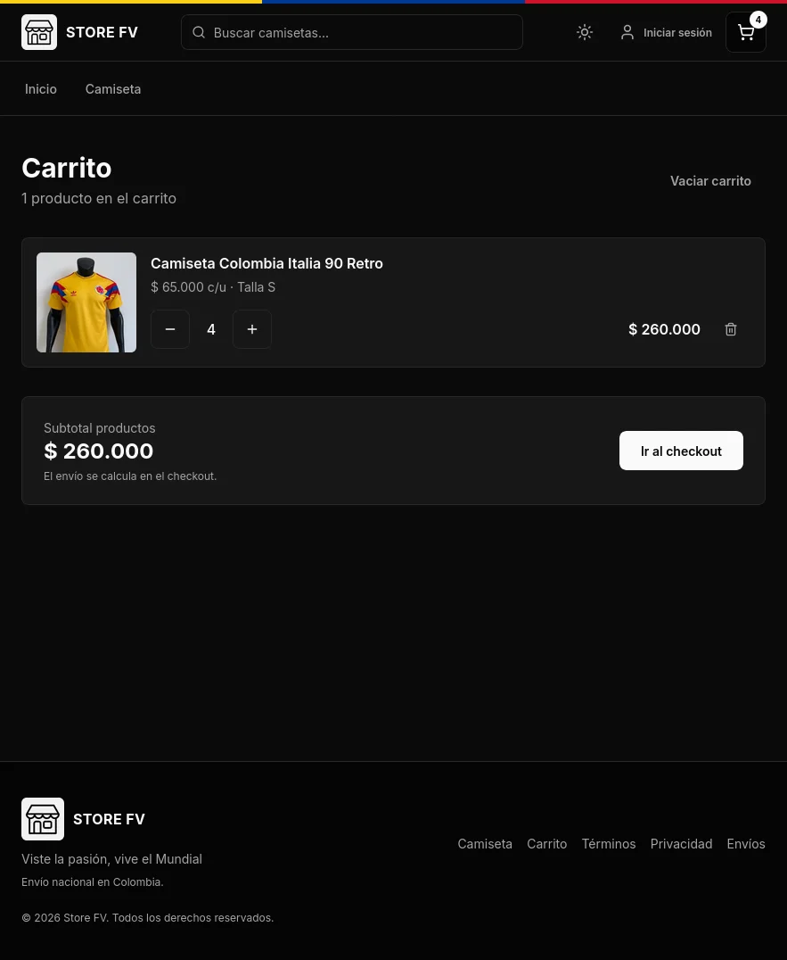 FV Store — captura 5
