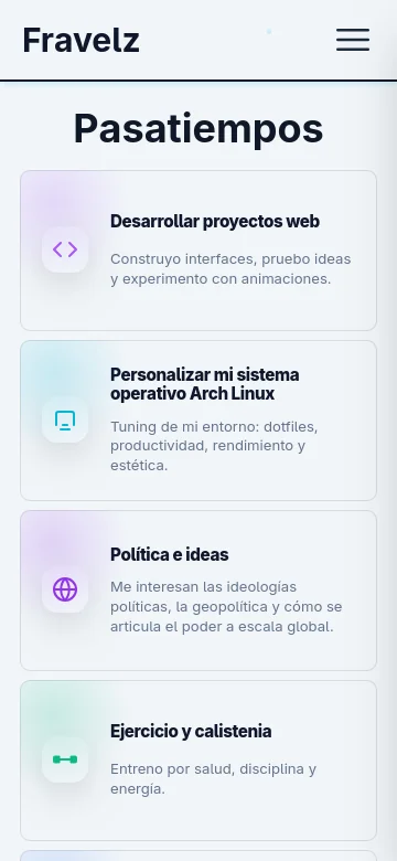 Fravelz Portfolio (Next.js) — captura 6
