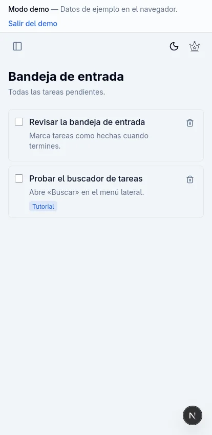 WEB To-Do List — captura 7