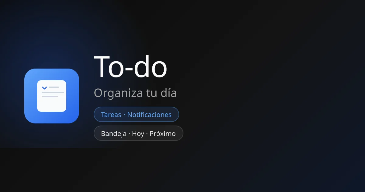 WEB To-Do List - Vista previa del proyecto